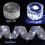 LED ribbon lights copper wire 32 ft 100 LED silver 4