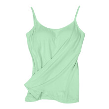 Women's Sleeveless Fitted Camisole with Built-in Padded Bra