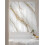 Sheer Curtains Abstract Vintage Gold White Marble Texture 3