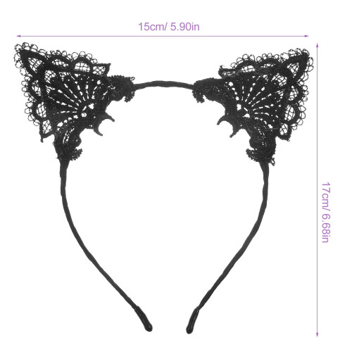Cat Ear Headband for Girls Soft Comfortable Party Accessory 1