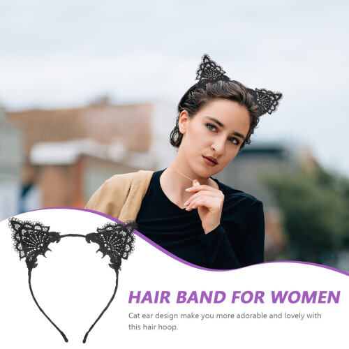 Cat Ear Headband for Girls Soft Comfortable Party Accessory 2
