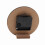 Wood Wall Clock Vintage Silent Design White 4