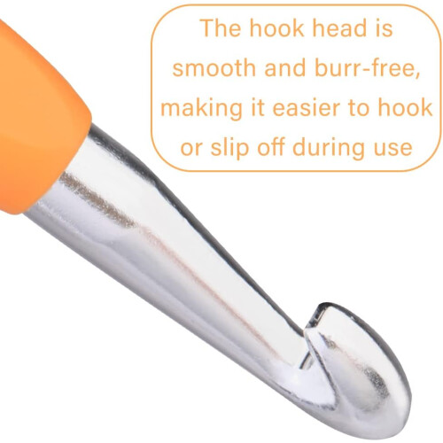Crochet Hook with Ergonomic Handle, Extra Long, 1 Piece 2