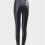 High Waisted Lace Panel Leggings Women Slimming Polyester 1 2