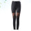 High Waisted Lace Panel Leggings Women Slimming Polyester 1 5