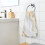 White Gold Marble Cotton Hand Towel Set 2 pcs 7