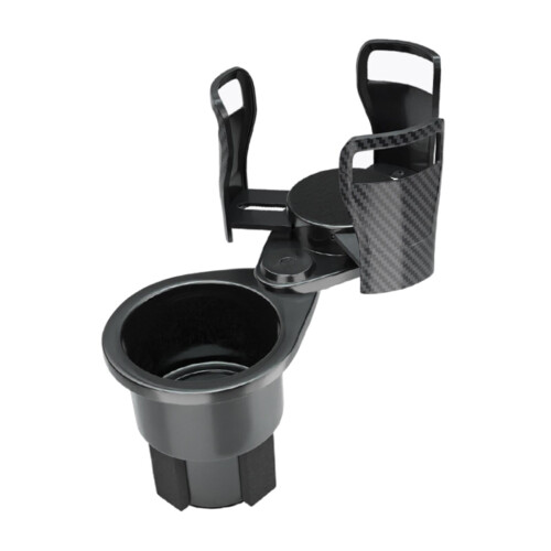 Car Cup Holder Expander Adapter 360 Rotating 2-in-1 1