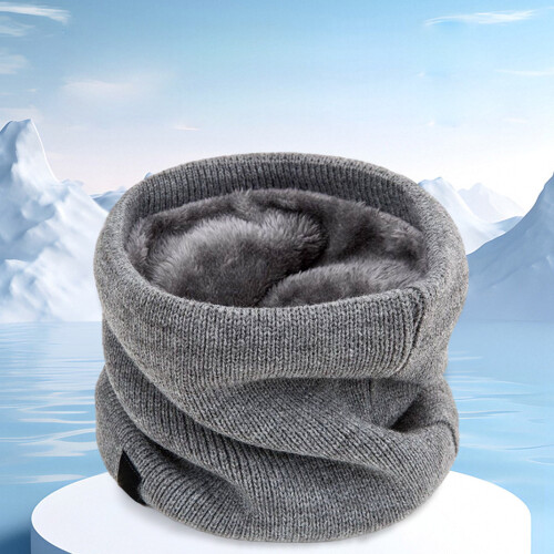 Neck Gaiter Warm Ski Scarf Double Layer Windproof Thick 2