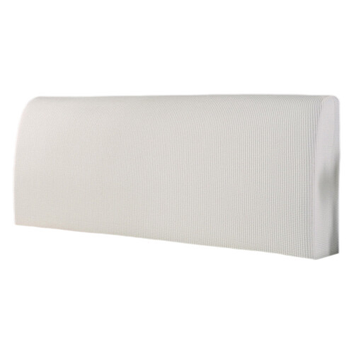 Headboard Cover Elastic Stretch Fabric Washable Modern 1