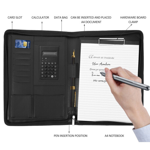 Zippered Portfolio Binder for Men 1 Set 2