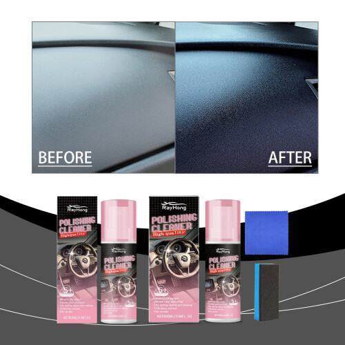 Automobile Interior Polish for Leather, Seats, Dashboards, 1