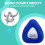 Reusable Mask Liners for Full Face Masks 4-Pack White 4