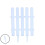 White PVC Garden Fence Panel Decorative 20 inch 2