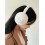 Y2K Pink Bow Plush Earmuffs Windproof 1pc 2