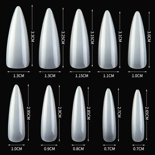 Long Stiletto Acrylic Nail Extensions for Women 1