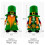 St. Patrick's Day Couple Gnomes Plush Decor 8.66 In 6
