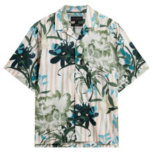 (M, Mid Pink/Multicoloured) Ted Baker Mens Floral Relaxed Fit Shirt