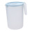 1Pc 2000ML Heat Resistant Plastic Beverage Kettle Cold Water Jug Juice Pitcher with Handle Blue 4