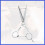 Flat Shear Hair Cutting Scissors Silver Tone 1 Pc 4