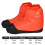 Down Slippers Socks Windproof Thermal Boots Orange M 2