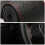 Hand-sewn leather steering wheel wrap with embossed pattern 3