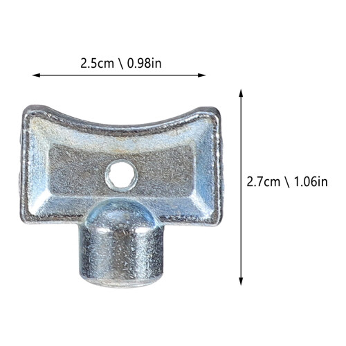 Exhaust Valve Key for Radiator 3 Pieces 2