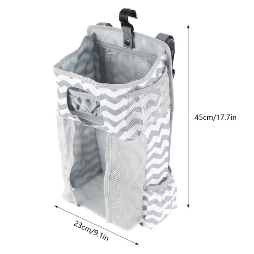 Cloth Crib Diaper Organizer Hanging Bedhead Large 1