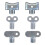 Exhaust Valve Key Professional Technology Radiator 3 Pieces 3
