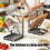 Stainless Steel Kitchen Pot Lid Storage Rack with Drip Tray 4