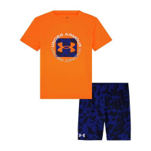 (2-3 Years, Blaze Orange) Under Armour Childrens/Kids Heather T-Shirt & Shorts Set