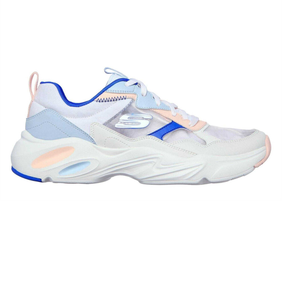Skechers (2 Uk, White/Multicoloured) Womens/Ladies Stamina Airy Shoes