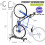 Vertical Bike Parking Stand Adjustable for 29 Inch Wheels 3