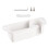 Boat Storage Organizer White Double-Deep Waterproof with 5
