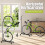 Vertical Bike Parking Stand Adjustable for 29 Inch Wheels 8