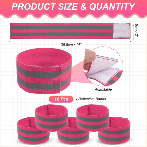 PATIKIL reflective bands for wrist arm ankle leg 1