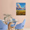Grass Clouds Landscape Canvas Art 12x16in 2