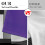 Purple and Grey Kitchen Curtains Set 36 inch 6