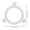 10pcs E27 to E26 Lamp Shade Adapter Ring, Plastic Reducer Washer Compatible with E27 Lamps 2