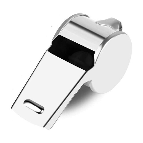 Stainless Steel Emergency Whistle 130dB with Lanyard 1