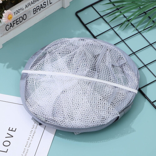 BESTONZON Laundry Drying Rack Flat Mesh Hanging Net with Securing Straps Foldable for Clothes and 2