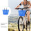 Frog Bicycle Basket Blue Large Rear for Kids 2