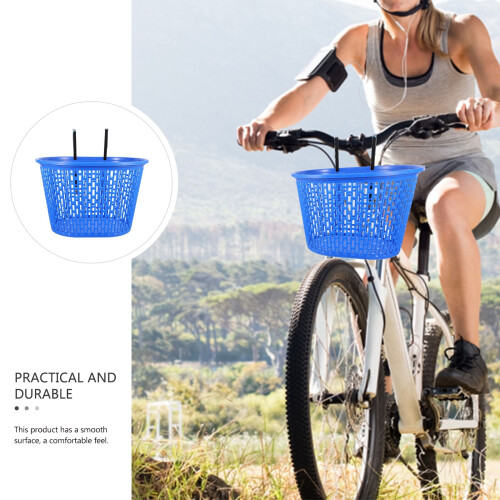 Frog Bicycle Basket Blue Large Rear for Kids 1