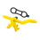 Wheel Truing Stand Professional Yellow Without Gauge 2