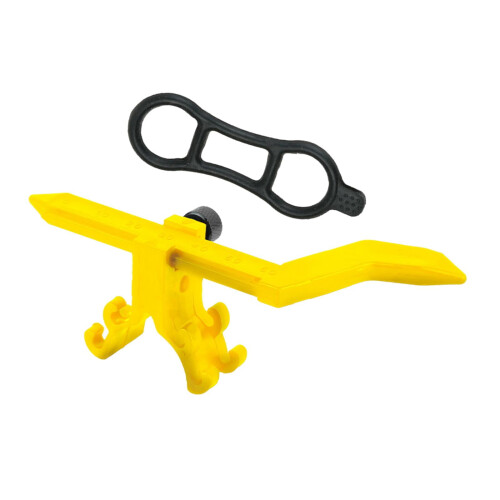 Wheel Truing Stand Professional Yellow Without Gauge 1