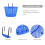 Frog Bicycle Basket Blue Large Rear for Kids 7