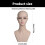 Female mannequin head wig holder with face makeup 3
