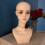 Female mannequin head wig holder with face makeup 6