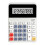 Basic Office Desk Calculator with Large Display & Big Buttons, Mute Function, Compatible with Office/Home/School – White 2