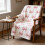 Pink Bow Flannel Throw Blanket 30x40 inch 4
