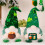 St. Patrick's Day gnome plush decoration - 1 piece green 6